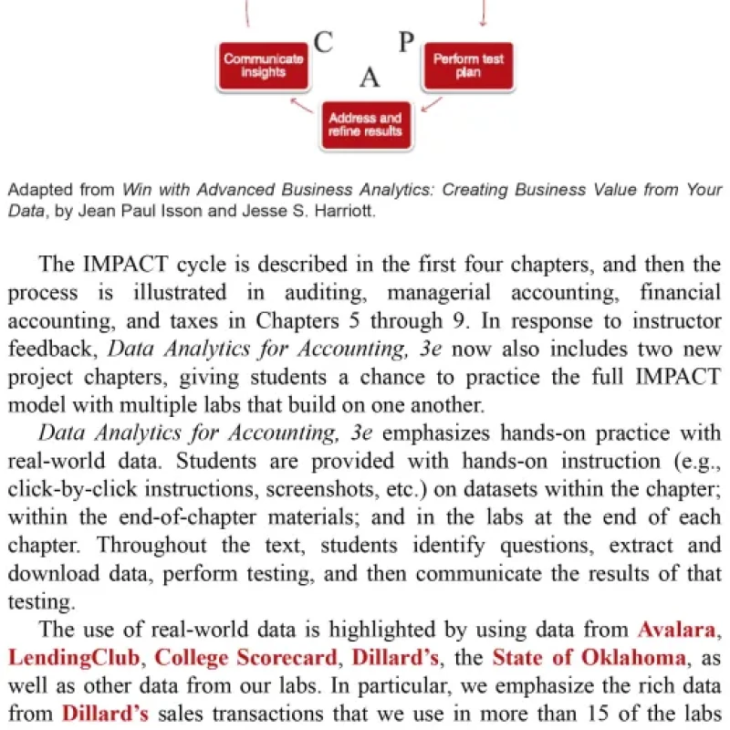 Data Analytics for Accounting. Third Edition