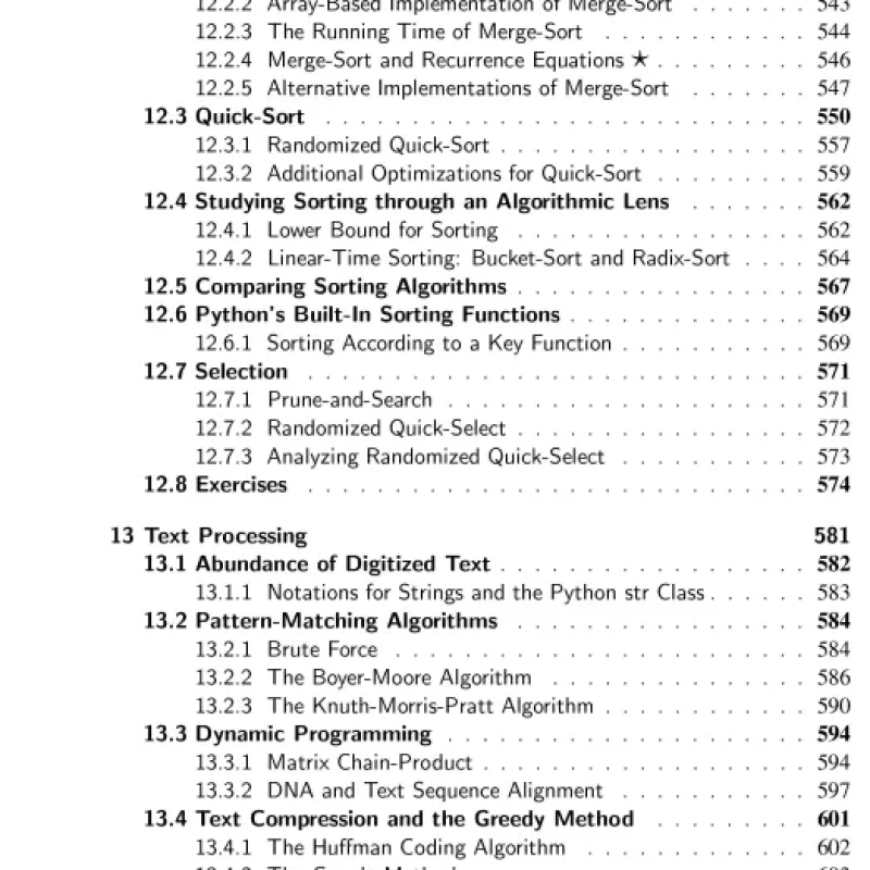 Data Structures and Algorithms in Python