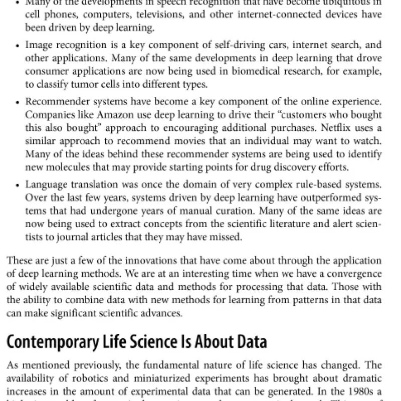 Deep Learning for the Life Sciences