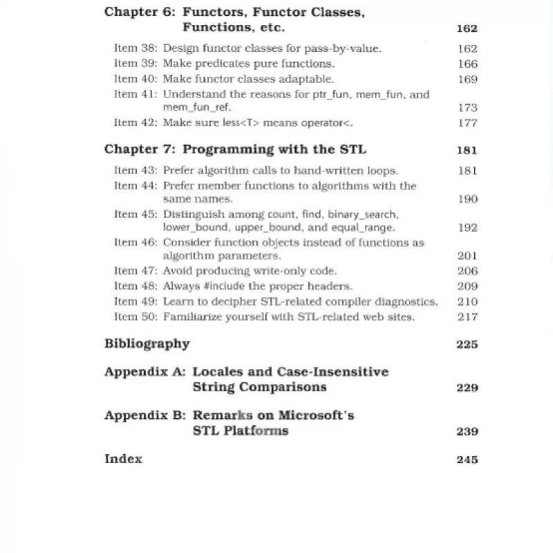 Effective STL : 50 Specific Ways to Improve Your Use of the Standard Template Library
