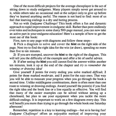 Endgame Challenge