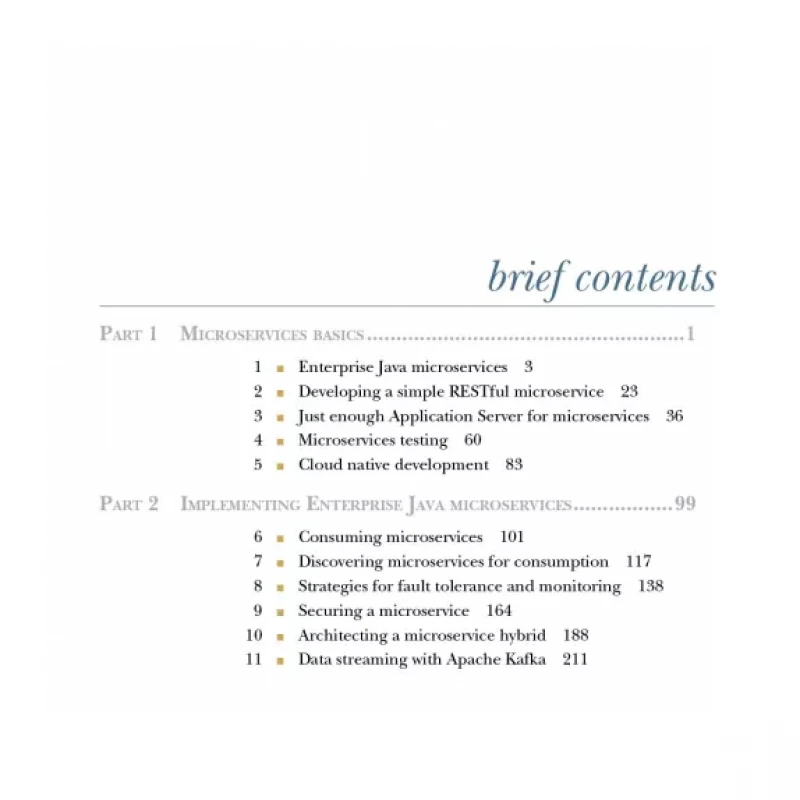 Enterprise Java Microservices