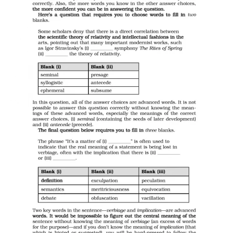 Essential Words for the GRE