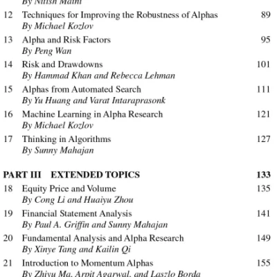 Finding Alphas A Quantitative Approach to Building Trading Strategies