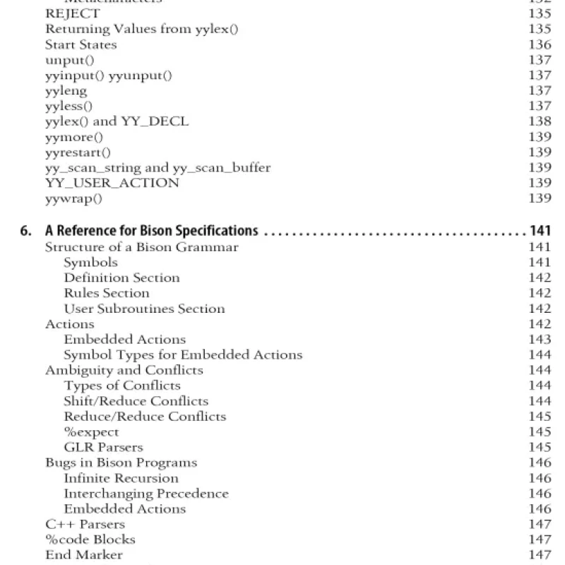 flex bison - Unix Text Processing Tools