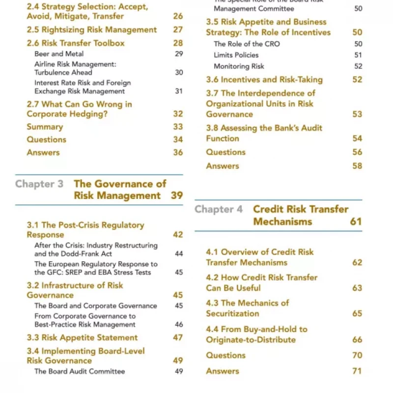Foundations of Risk Management