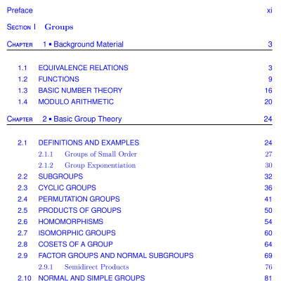 Sách Fundamentals of Abstract Algebra