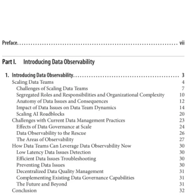 Fundamentals of Data Observability