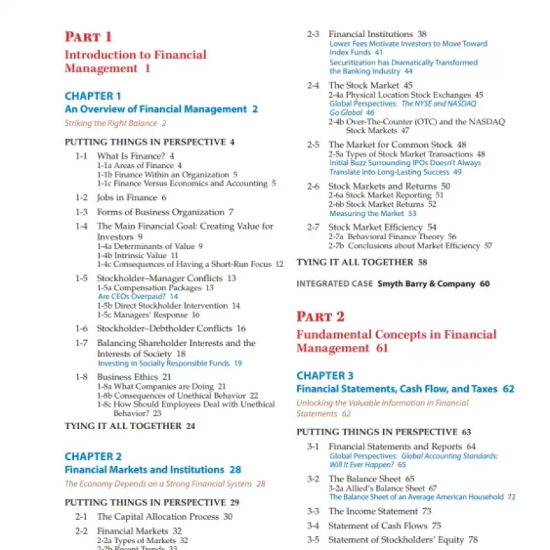 Fundamentals of financial management