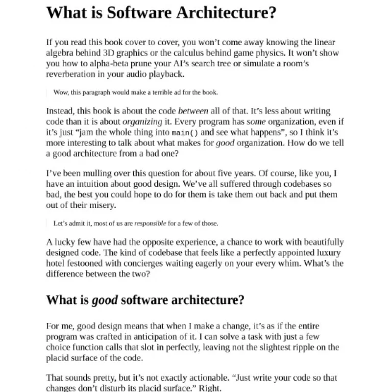 Game Programming Patterns