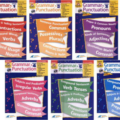 Grammar and Punctuation, Grade 1-6 (Sách đen trắng)