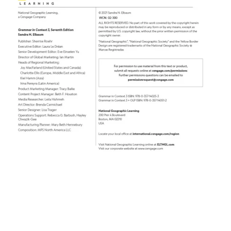 Grammar In Context 3 - 7th Edition (sách màu)