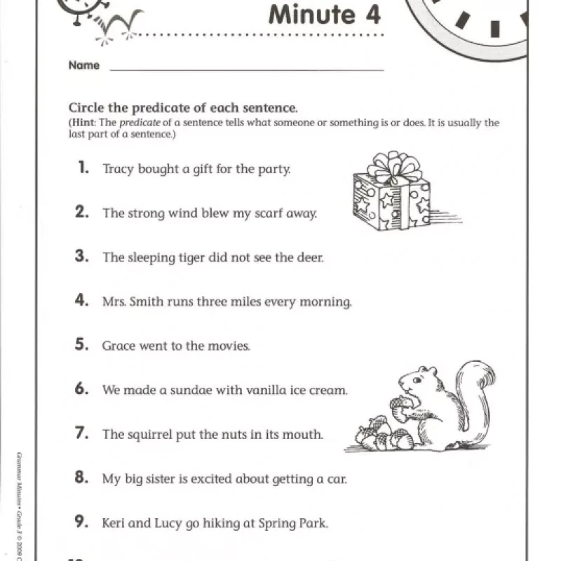 Grammar Minutes G3 (Sách đen trắng)