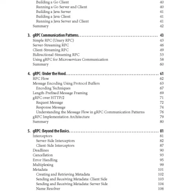 gRPC: Up and Running
