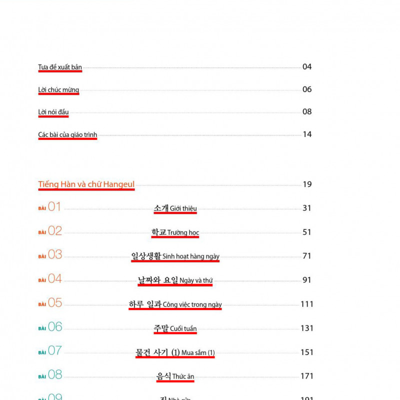 Tiếng Hàn Tổng Hợp 1 (Kèm file nghe - Sách đen trắng)