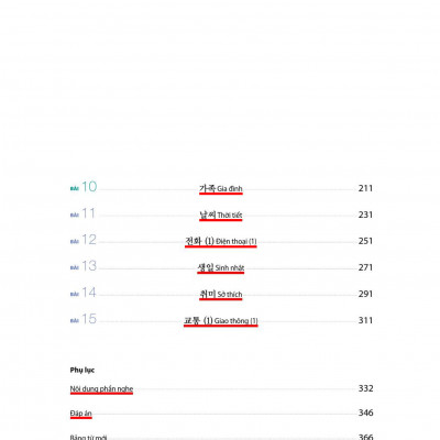 Tiếng Hàn Tổng Hợp 1 (Kèm file nghe - Sách đen trắng)