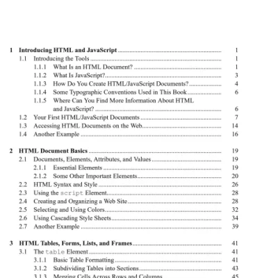 Guide to HTML, JavaScript and PHP For Scientists and Engineers