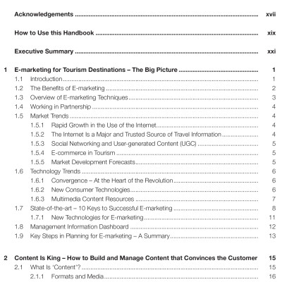 Sách Handbook On E-marketing For Tourism Destinations