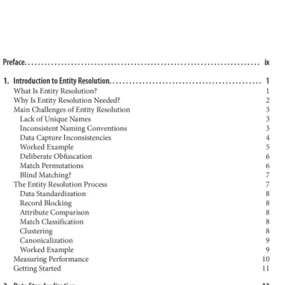 Hands-On Entity Resolution