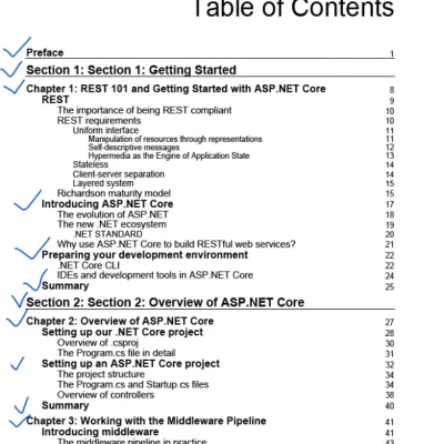 Hands-On RESTful Web Services with ASP.NET Core 3
