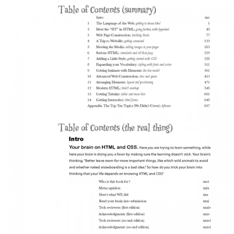 Head First HTML and CSS
