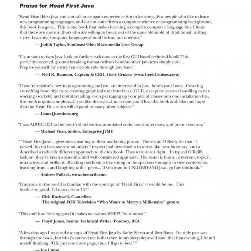Head First Java, 2nd Edition