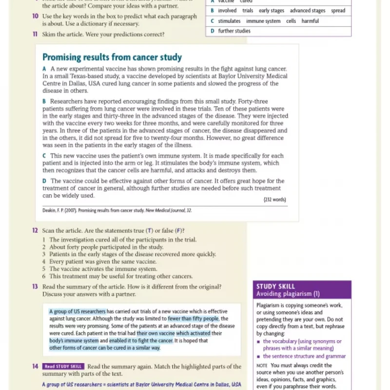 Headway 3 Academic Skills Read ( sách màu )