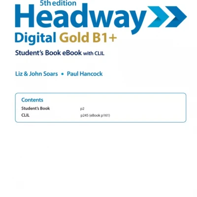 Headway Digital Gold B1+ 5th edition (Sách màu)