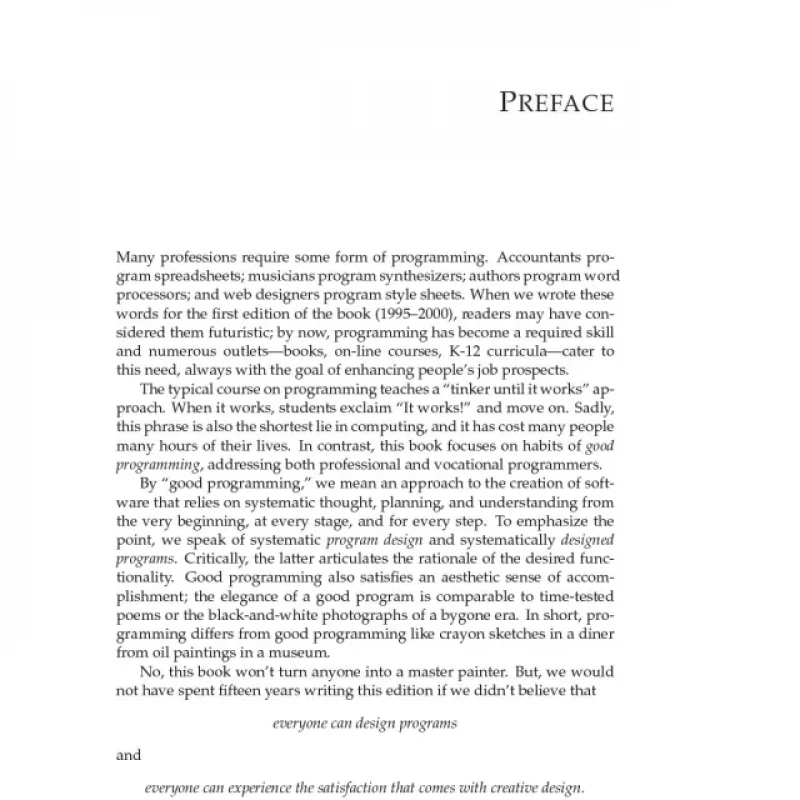 How to Design Programs An Introduction to Programming and Computing