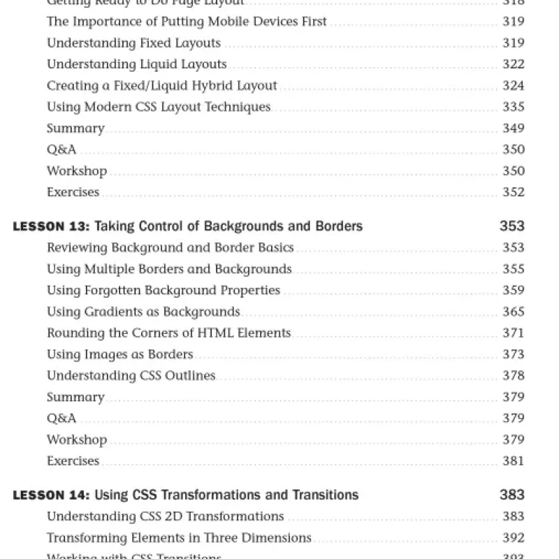 HTML, CSS, and JavaScript All in One Covering HTML5, CSS3, and ES6, Sams Teach Yourself