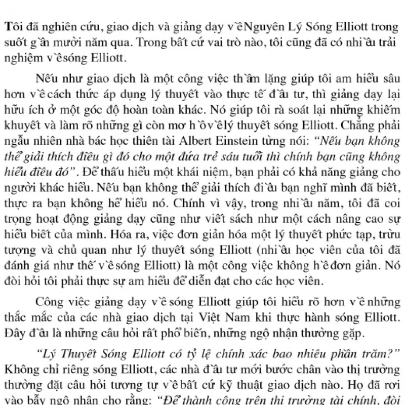Hướng dẫn giao dịch theo sóng elliott (sách đen trắng- sách màu)