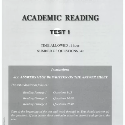IELTS ACTUAL TESTS READING AND WRITING (Sách đen trắng)