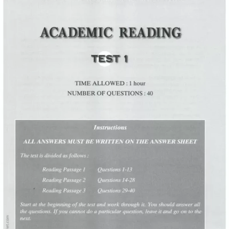 IELTS ACTUAL TESTS READING AND WRITING (Sách đen trắng)
