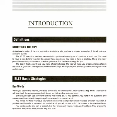 IELTS Strategies and Tips (Sách đen trắng)