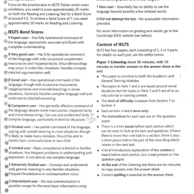 IELTS TRAINER 6 PRACTICE TESTS (Sách đen trắng)
