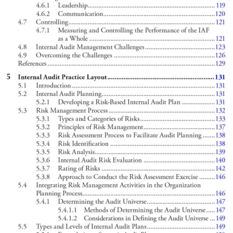 Internal Audit Practice from A to Z by Patrick Onwura Nzechukwu