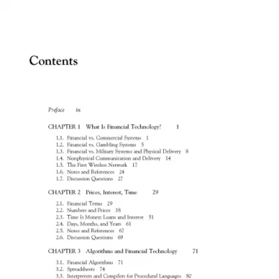 Introduction to Financial Technology