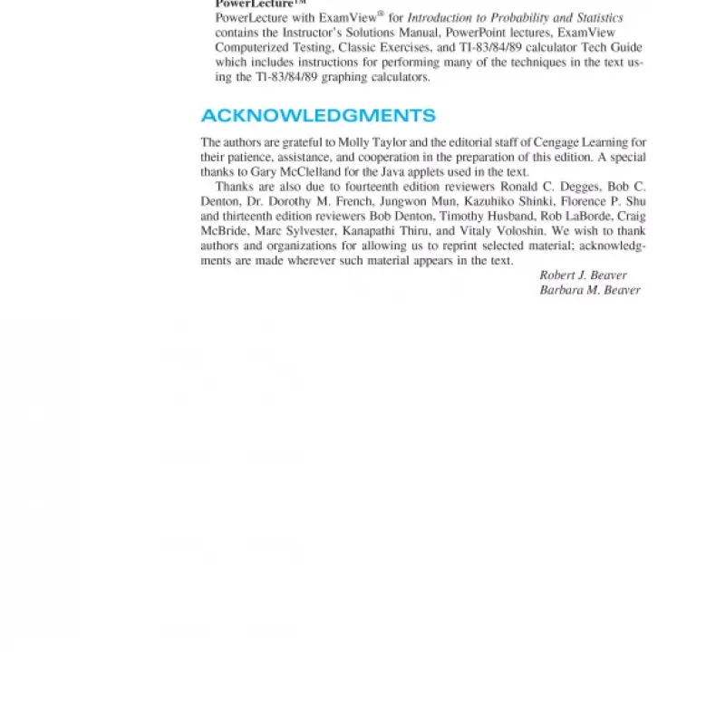 Introduction to Probability and Statistics