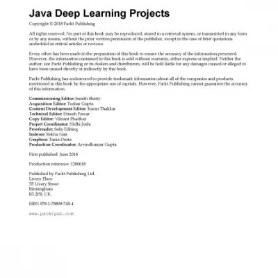 Java Deep Learning Projects