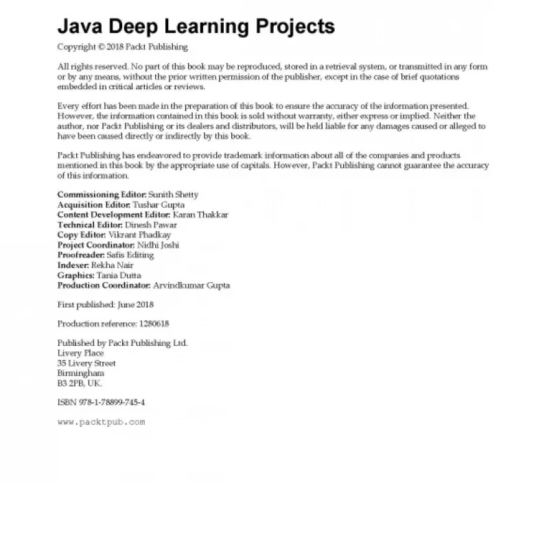 Java Deep Learning Projects