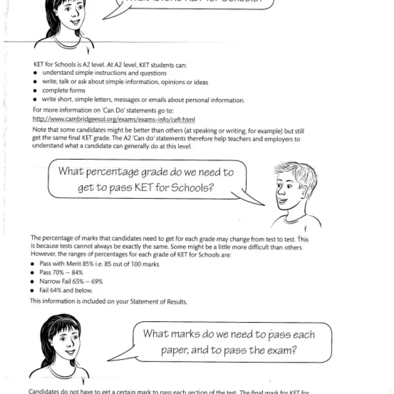 KET FOR SCHOOL TRAINER SIXS PRACTICE TESTS (Sách đen trắng)