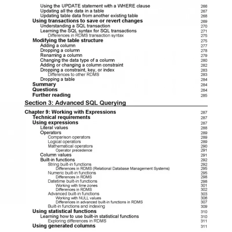 Learn SQL Database Programming