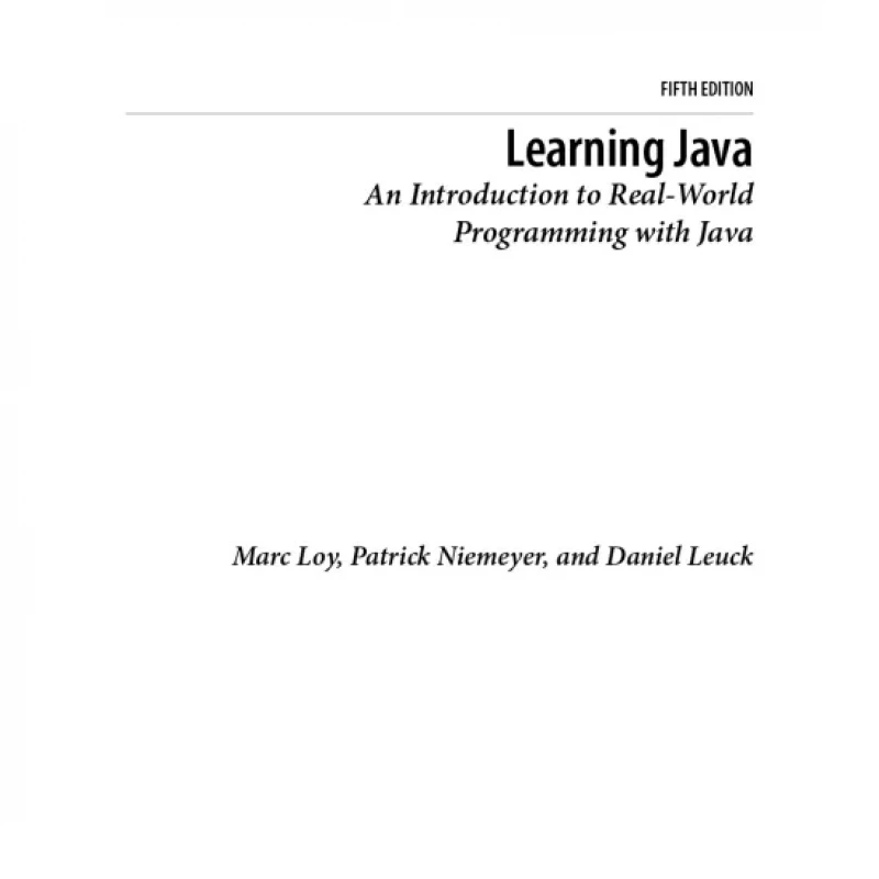 Learning Java
