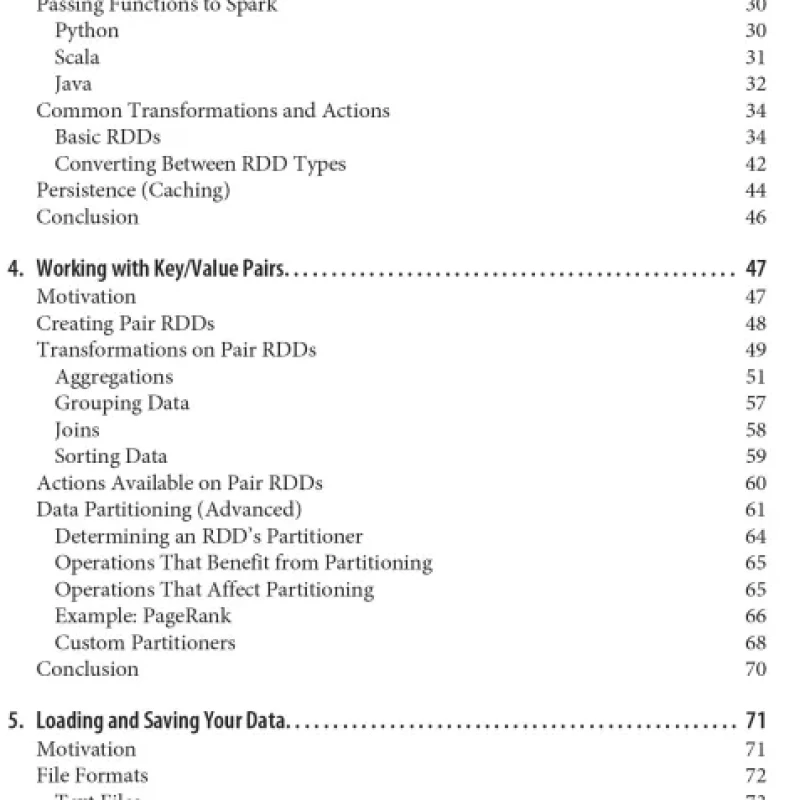 Learning Spark Lightning-Fast Big Data Analysis