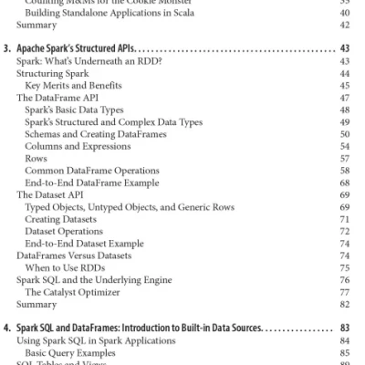 Learning Spark Lightning-Fast Data Analytics