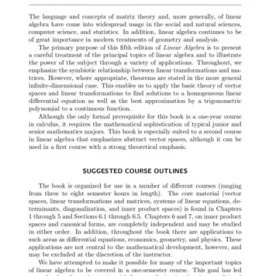 Linear Algebra 5th Edition
