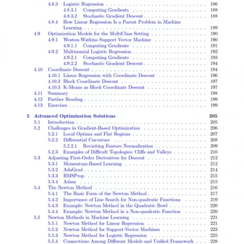 Linear Algebra and Optimization for Machine Learning: A Textbook