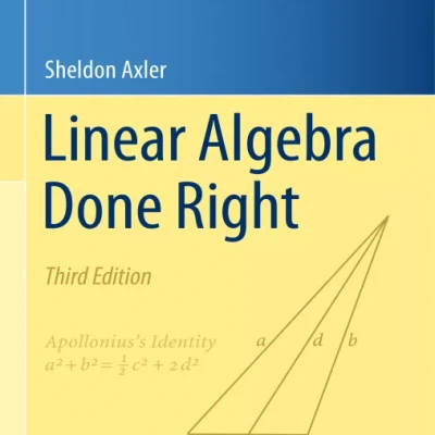 Linear Algebra Done Right