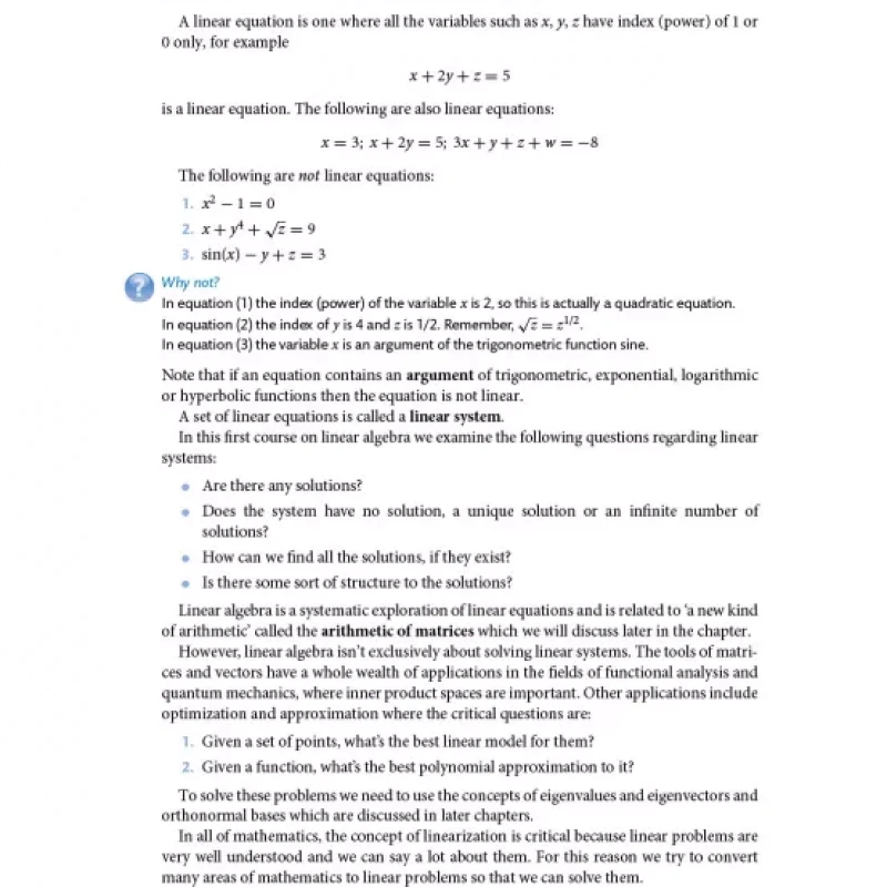 Linear Algebra Step by Step
