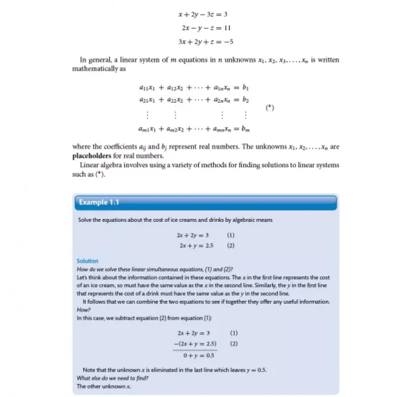 Linear Algebra Step by Step